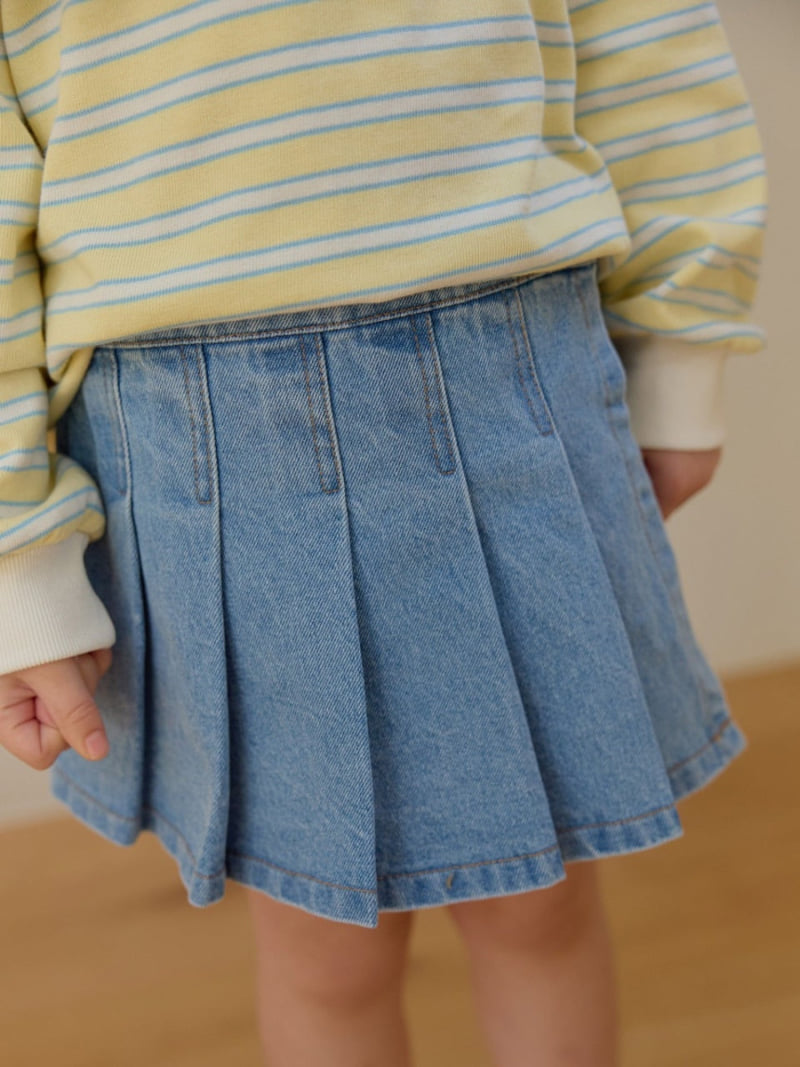 Daily Bebe - Korean Children Fashion - #kidzfashiontrend - Denim Skirt - 12