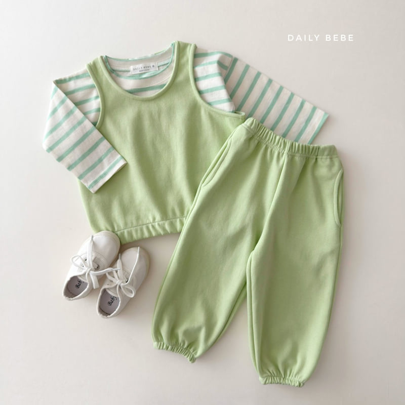 Daily Bebe - Korean Children Fashion - #kidzfashiontrend - Sleeveless Set - 8