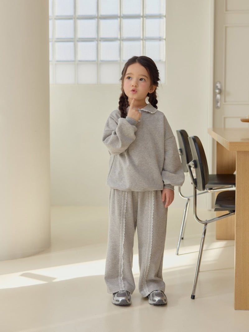 Daily Bebe - Korean Children Fashion - #littlefashionista - Lace Point Setup - 12