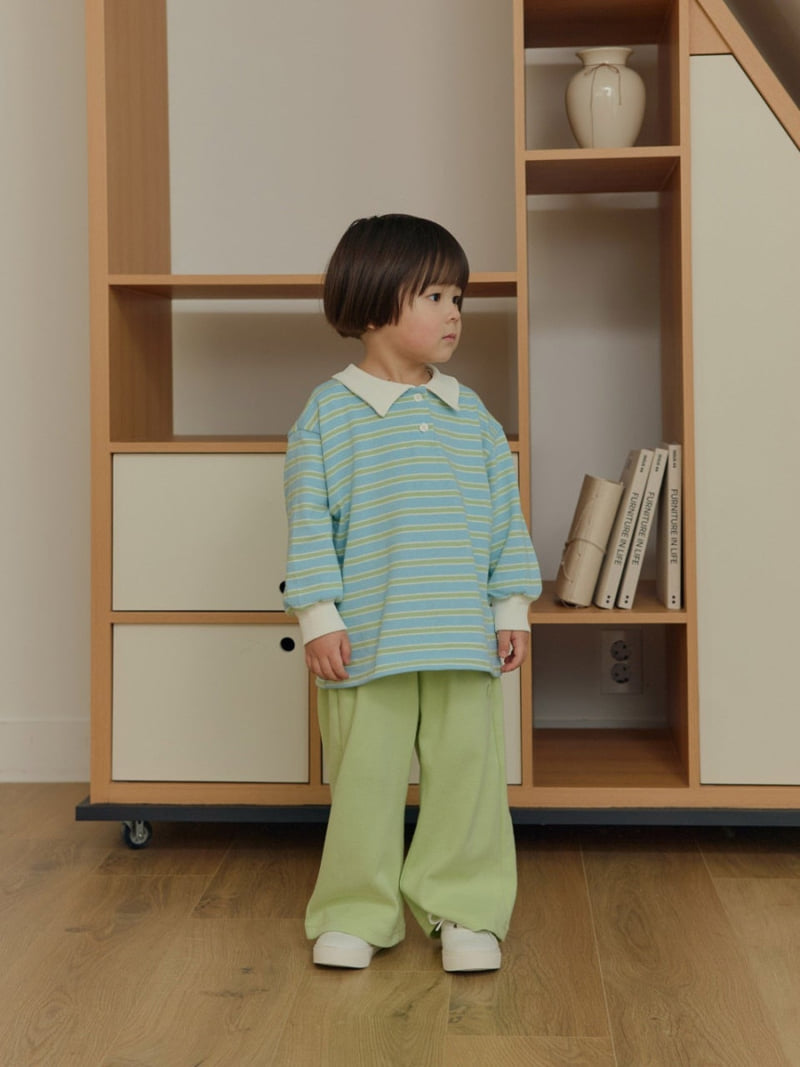 Daily Bebe - Korean Children Fashion - #littlefashionista - Cozy Collar Tee - 11