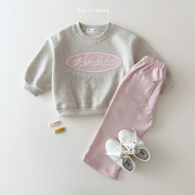 Daily Bebe - Korean Children Fashion - #littlefashionista - Romantic Sweatshirt - 5