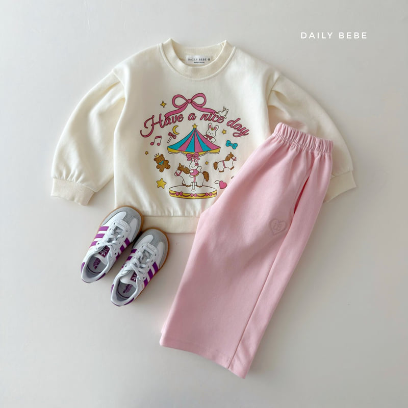 Daily Bebe - Korean Children Fashion - #littlefashionista - Merry-Go-Round Sweatshirt - 11