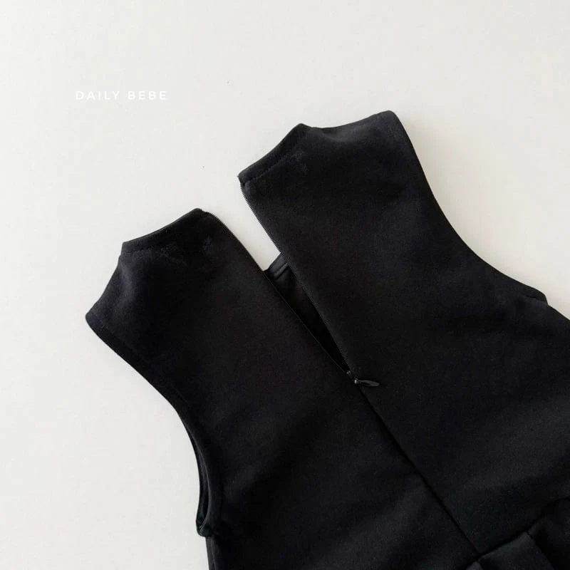 Daily Bebe - Korean Children Fashion - #Kfashion4kids - Ribbon Ribbon One-piece - 4
