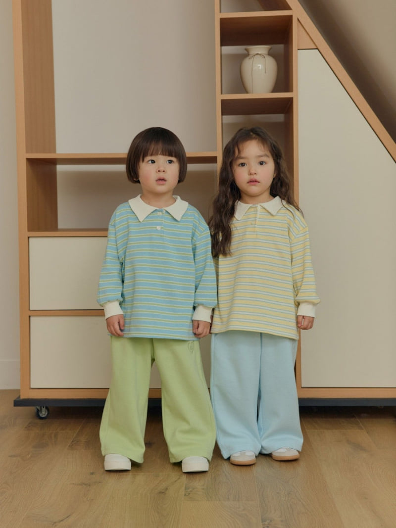 Daily Bebe - Korean Children Fashion - #magicofchildhood - Cozy Collar Tee - 12