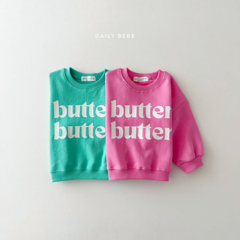 Daily Bebe - Korean Children Fashion - #magicofchildhood - Double Butter Sweatshirt