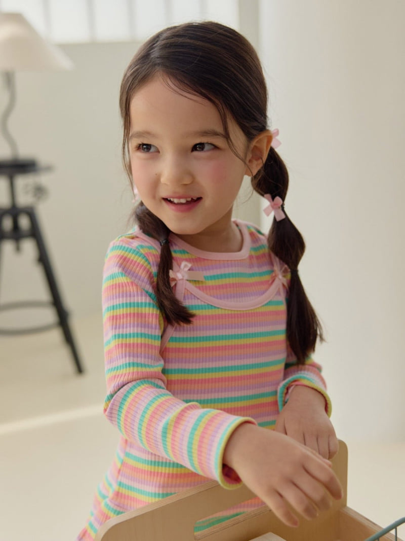 Daily Bebe - Korean Children Fashion - #magicofchildhood - Rainbow Tee - 11