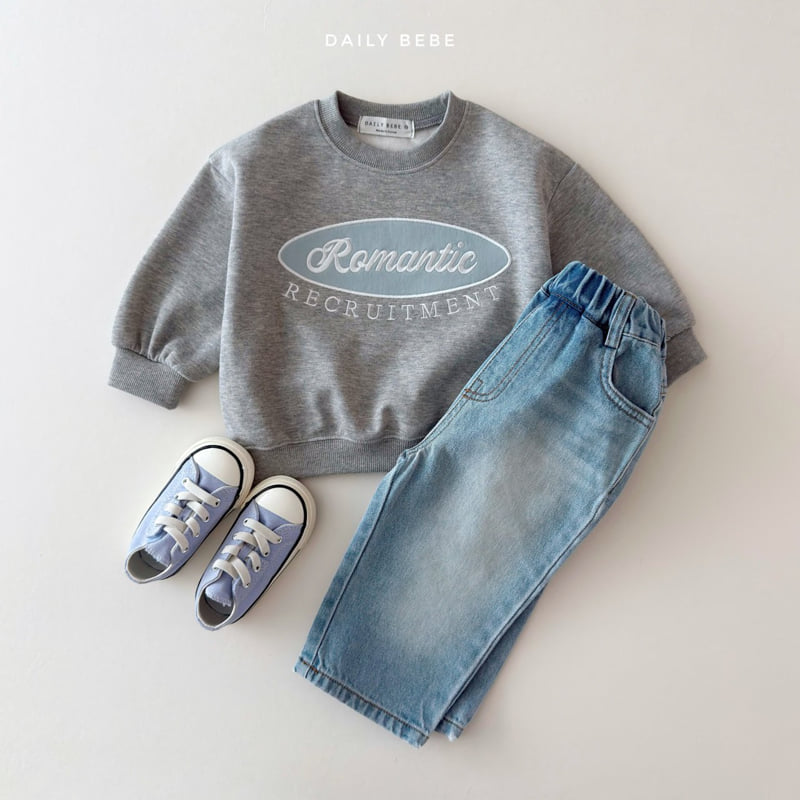 Daily Bebe - Korean Children Fashion - #magicofchildhood - Washed Denim Pants - 6