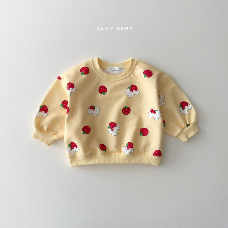 Daily Bebe - Korean Children Fashion - #minifashionista - Peach Strawberry Set - 8