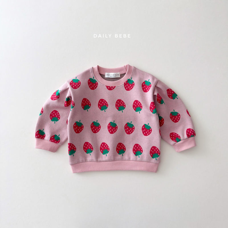 Daily Bebe - Korean Children Fashion - #minifashionista - Strawberry Bootcut Set - 8