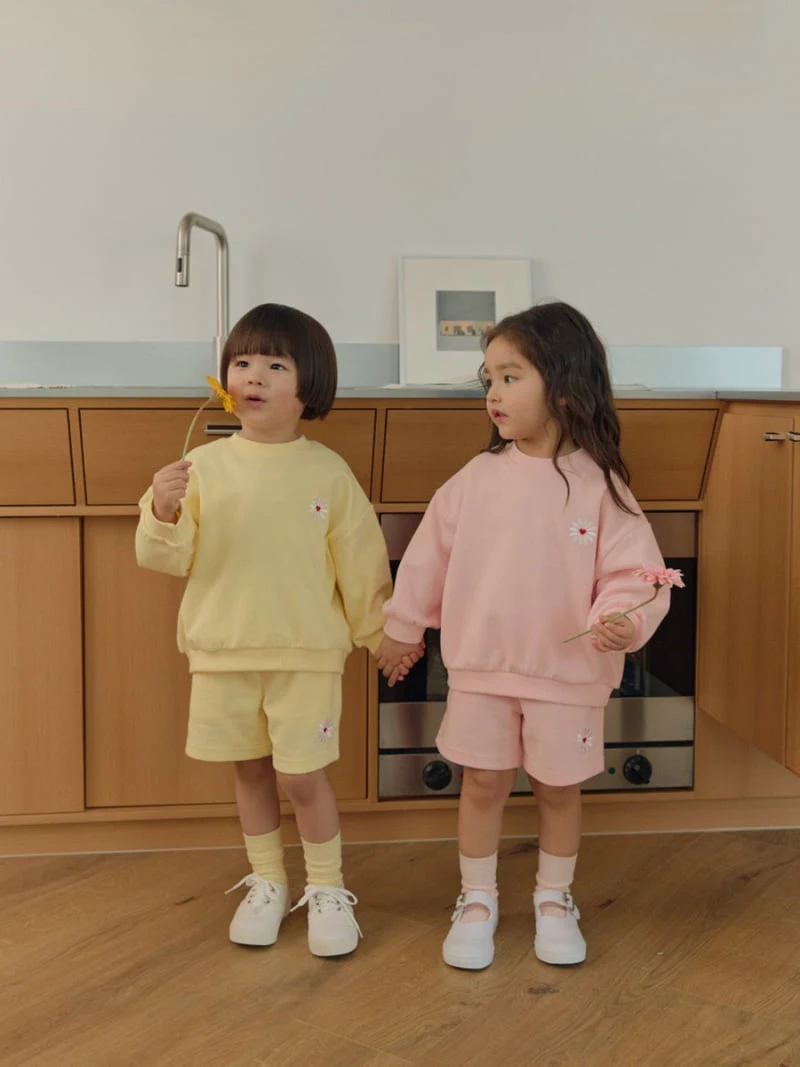 Daily Bebe - Korean Children Fashion - #minifashionista - Daisy Top Bottom Set - 9