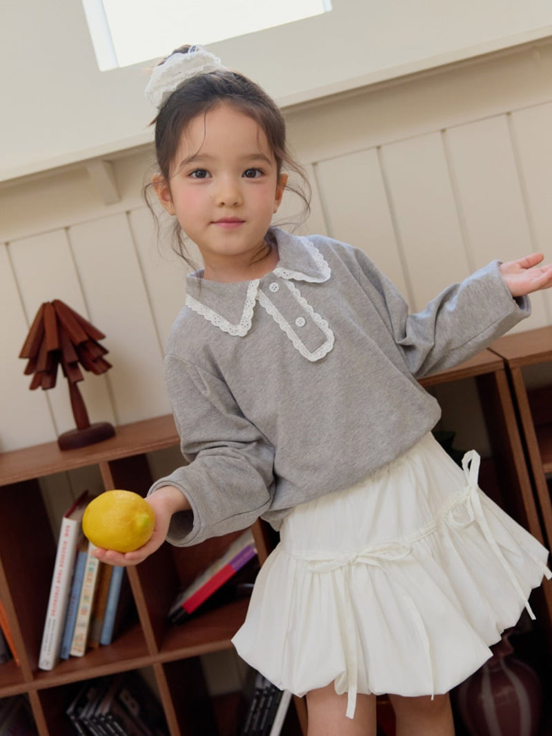 Daily Bebe - Korean Children Fashion - #prettylittlegirls - Lace PK Tee - 11