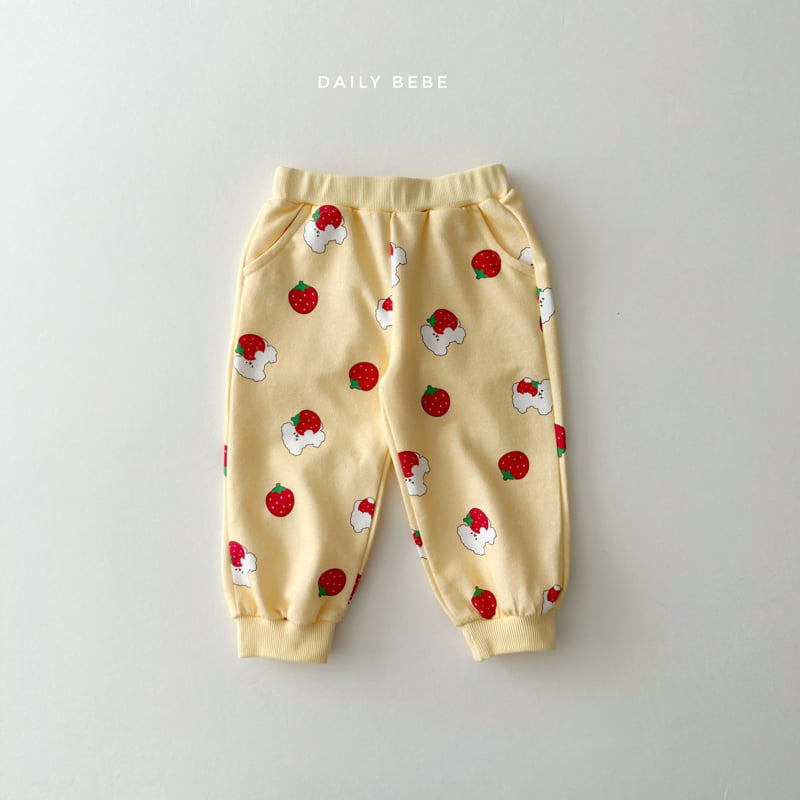 Daily Bebe - Korean Children Fashion - #prettylittlegirls - Peach Strawberry Set - 9