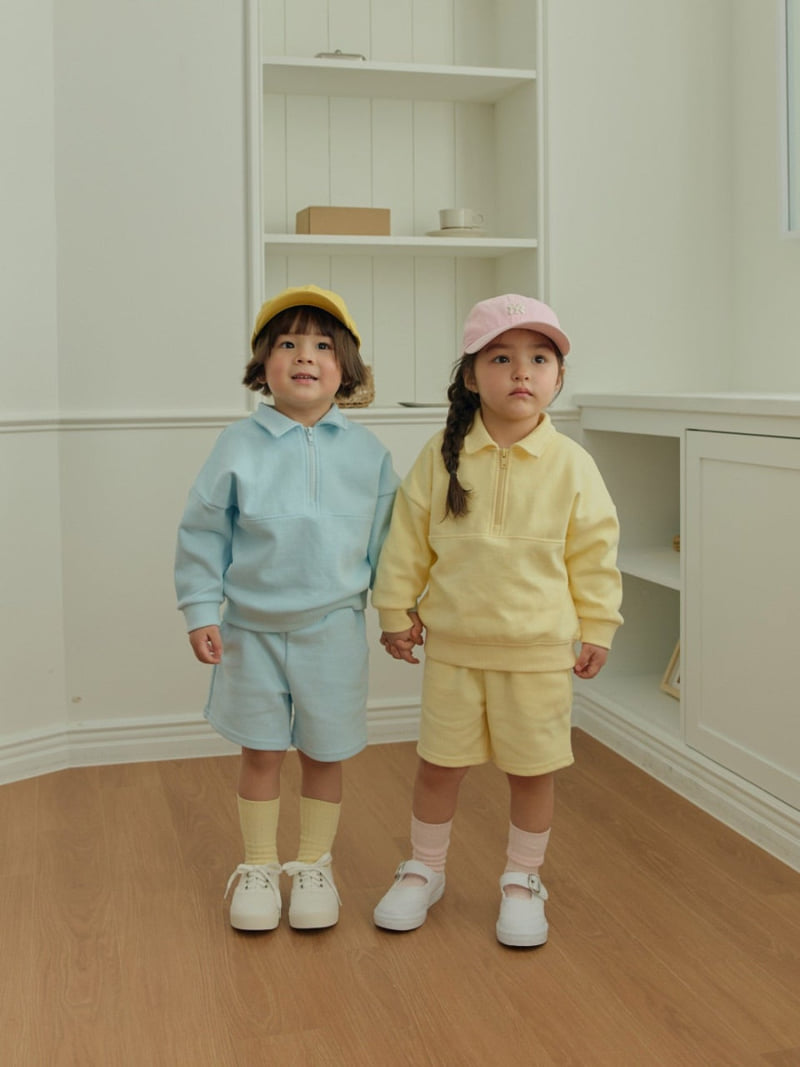 Daily Bebe - Korean Children Fashion - #prettylittlegirls - Half Zip Set - 11