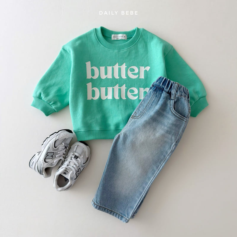 Daily Bebe - Korean Children Fashion - #prettylittlegirls - Washed Denim Pants - 8