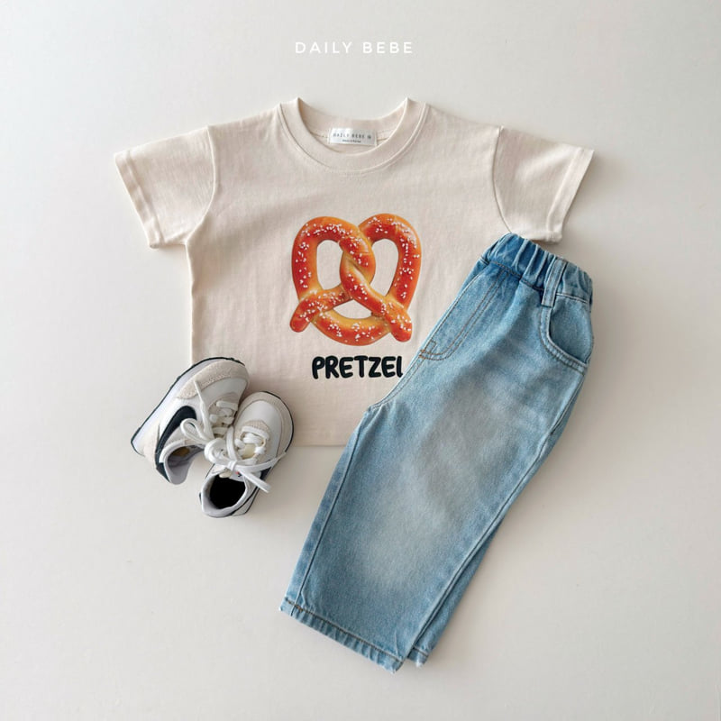 Daily Bebe - Korean Children Fashion - #stylishchildhood - Washed Denim Pants - 11