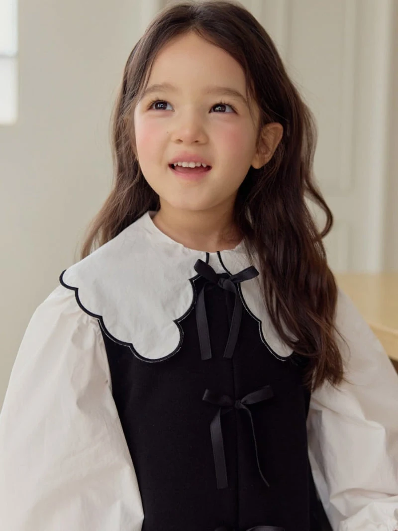 Daily Bebe - Korean Children Fashion - #stylishchildhood - Ribbon Ribbon One-piece - 10