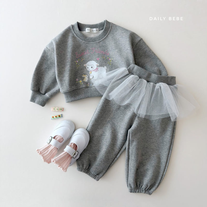 Daily Bebe - Korean Children Fashion - #todddlerfashion - Sweet Tutu Set - 6
