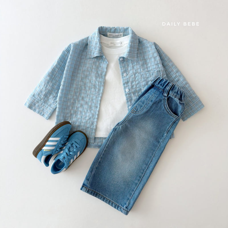 Daily Bebe - Korean Children Fashion - #todddlerfashion - Wide Denim Pants - 10