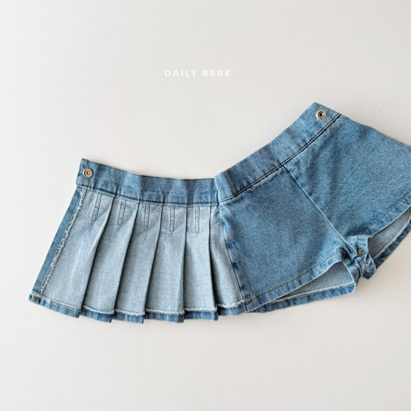 Daily Bebe - Korean Children Fashion - #toddlerclothing - Denim Skirt - 3
