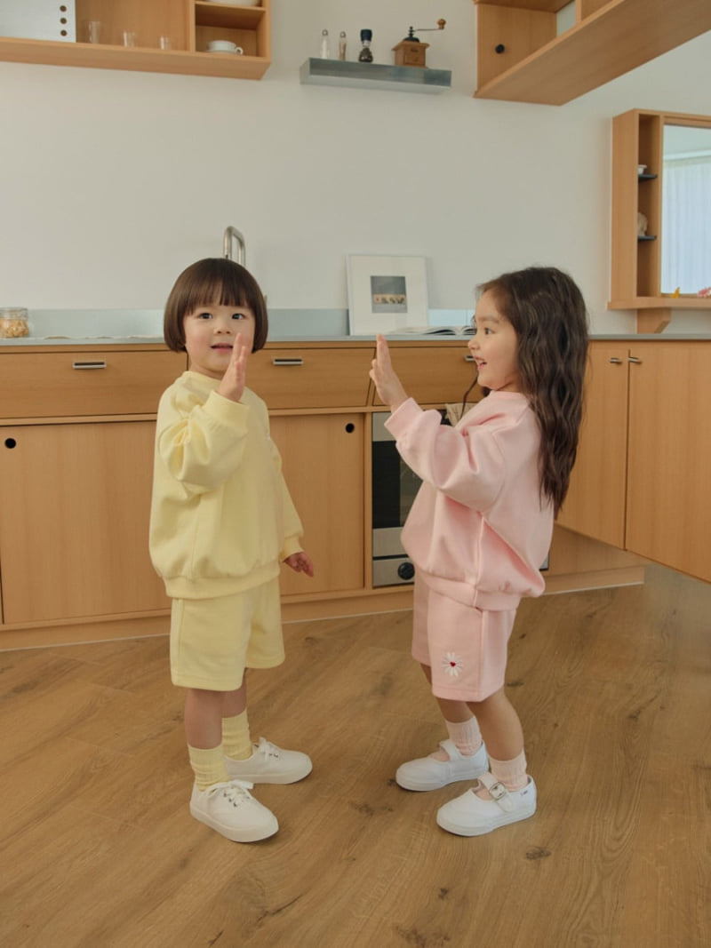 Daily Bebe - Korean Children Fashion - #toddlerclothing - Daisy Top Bottom Set - 12