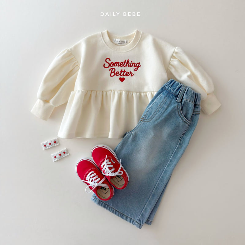 Daily Bebe - Korean Children Fashion - #toddlerclothing - Wide Denim Pants - 11