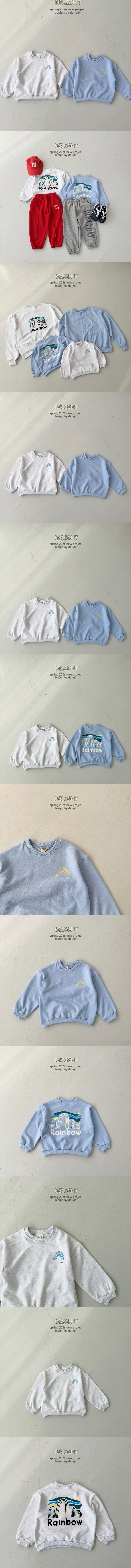 Delight - Korean Children Fashion - #childrensboutique - New Rainbow Sweatshirt
