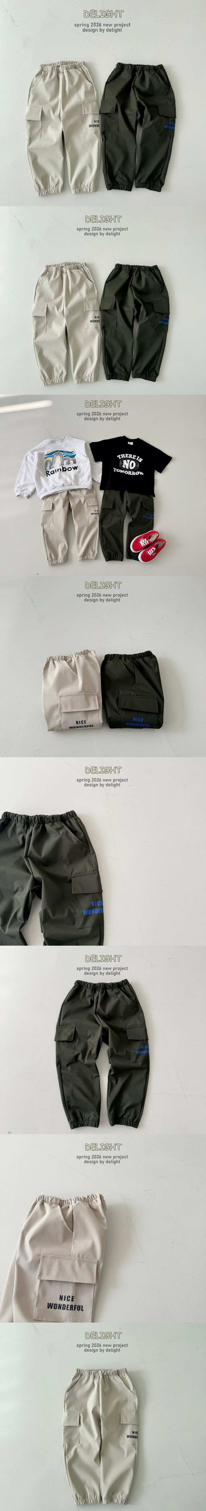 Delight - Korean Children Fashion - #magicofchildhood - Nice Woven Cargo Pants