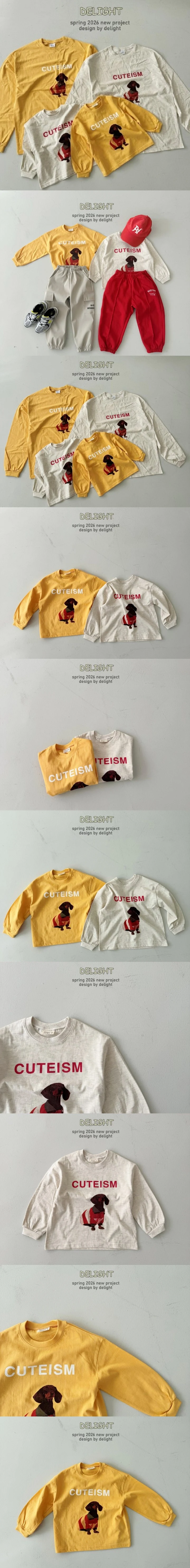 Delight - Korean Women Fashion - #momslook - Cutie Dox Tee (Adult)