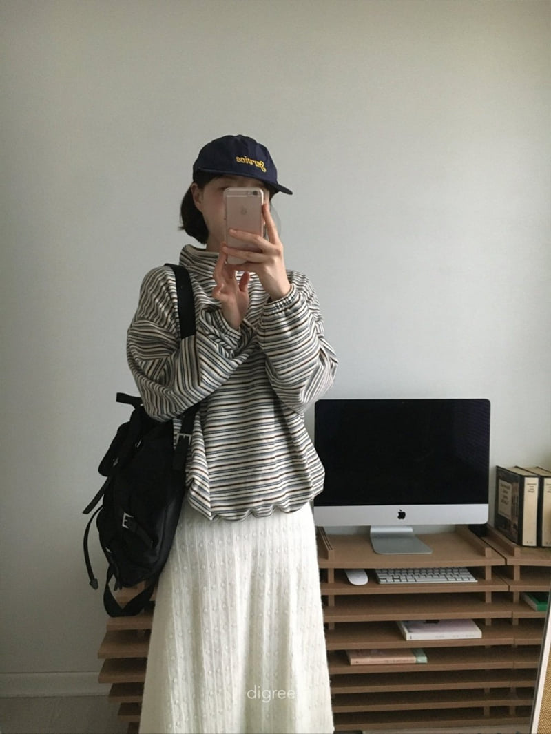 Digreen - Korean Women Fashion - #romanticstyle - Half-Zip Jacket (Mom) - 2