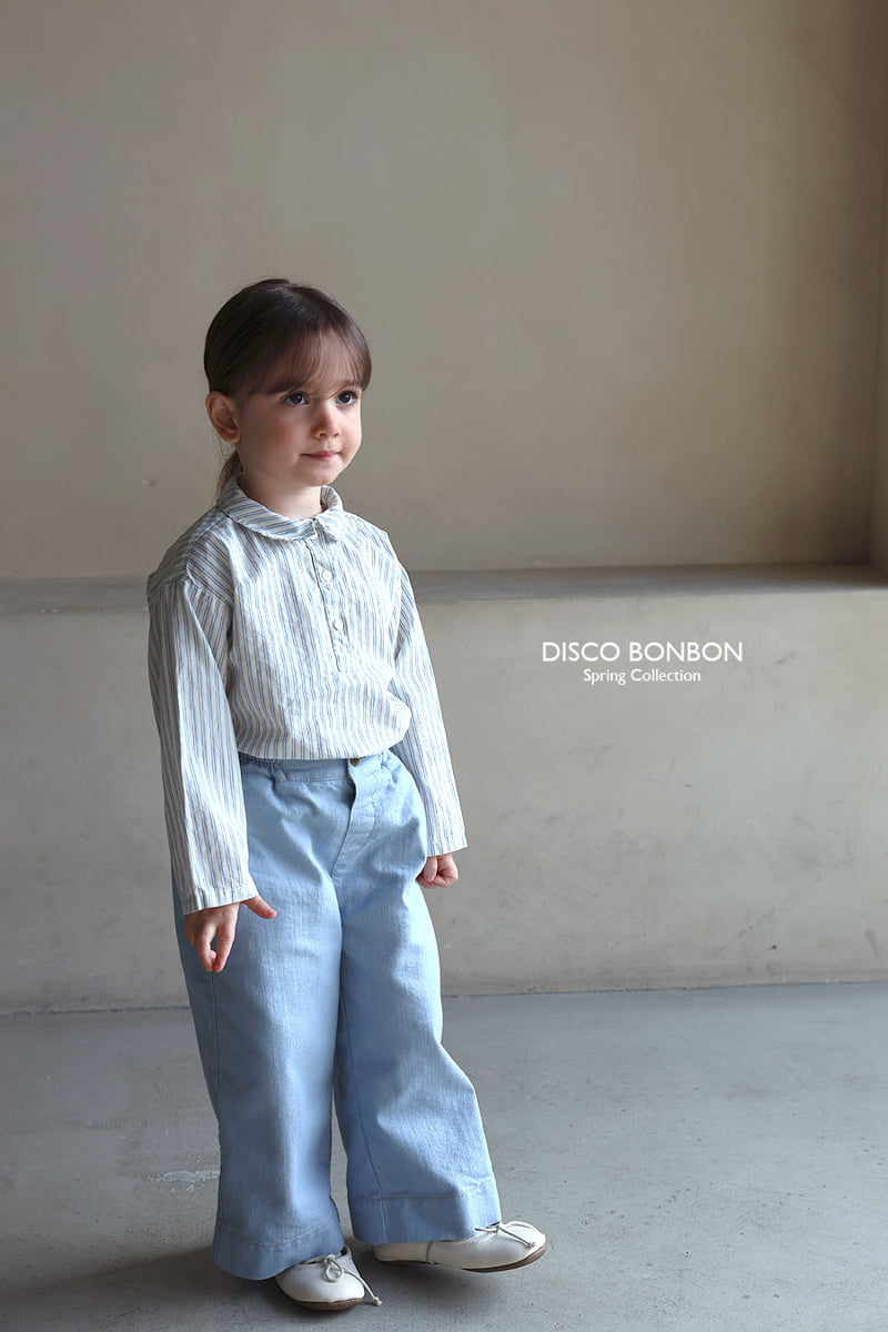 Disco Bonbon - Korean Baby Fashion - #babyboutique - Denim-on-Denim Pants - 8