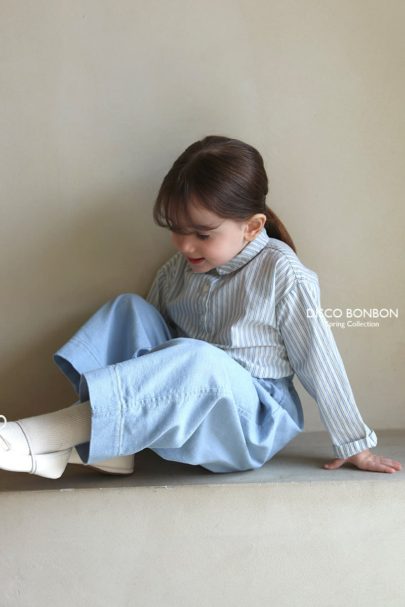 Disco Bonbon - Korean Baby Fashion - #babyboutique - Denim-on-Denim Pants - 9