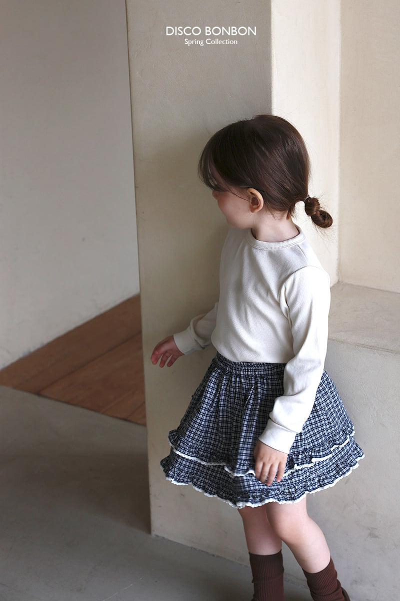 Disco Bonbon - Korean Baby Fashion - #babyboutique - Orly Check Skirt - 6