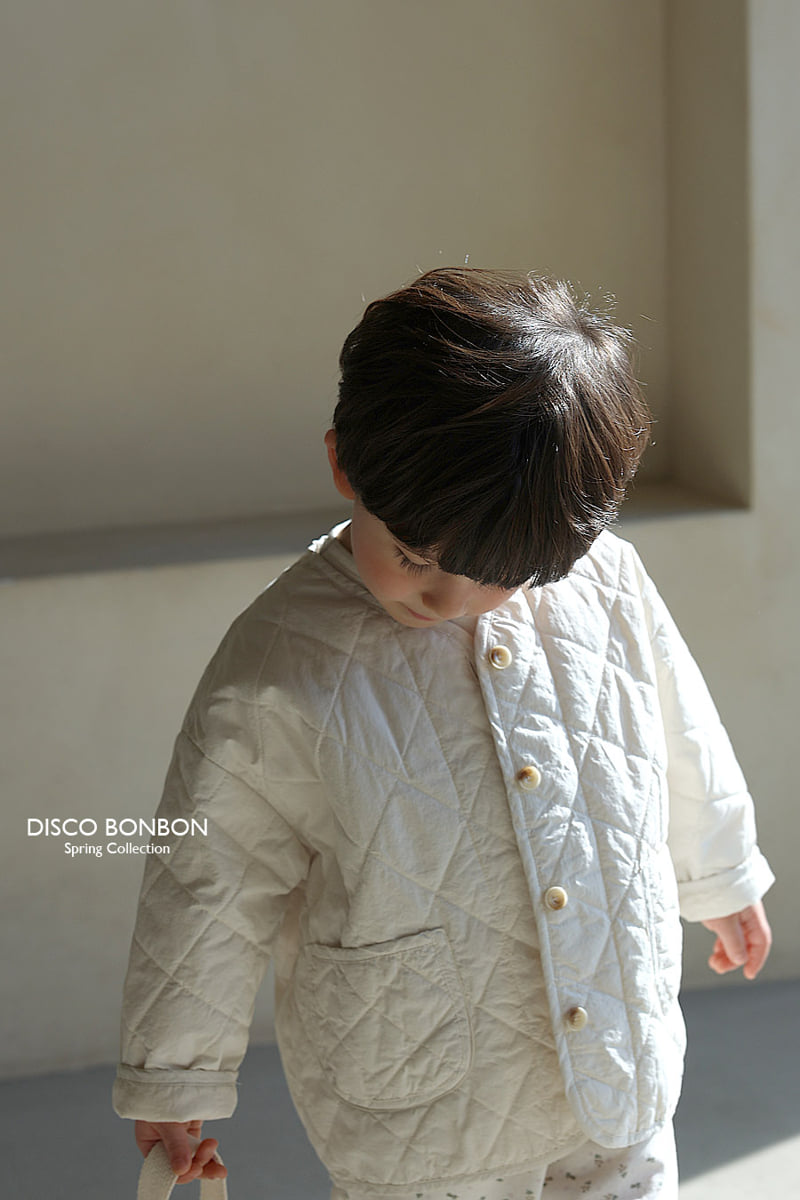 Disco Bonbon - Korean Baby Fashion - #babyclothing - Vanilla Quilted Jumper - 11