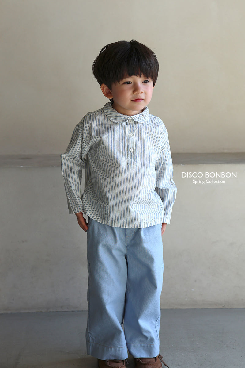 Disco Bonbon - Korean Baby Fashion - #babyfashion - Denim-on-Denim Pants - 12
