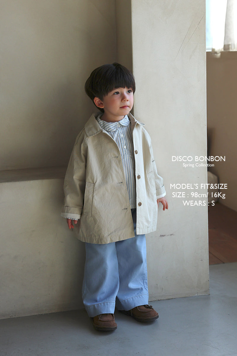 Disco Bonbon - Korean Baby Fashion - #babyclothing - Bono Trench Coat - 4