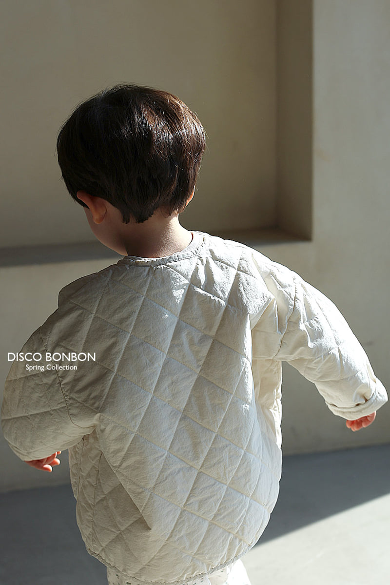 Disco Bonbon - Korean Baby Fashion - #babyfashion - Vanilla Quilted Jumper - 12