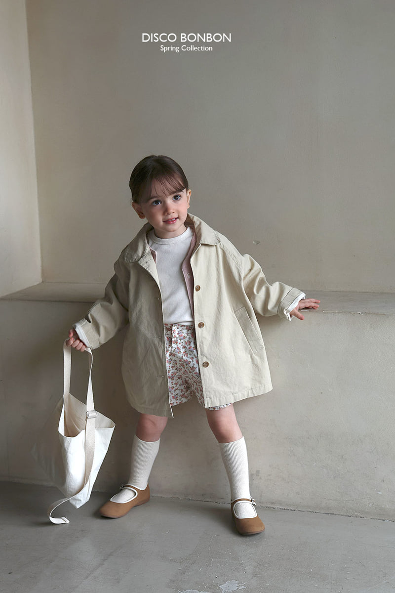 Disco Bonbon - Korean Baby Fashion - #babygirlfashion - Bono Trench Coat - 6