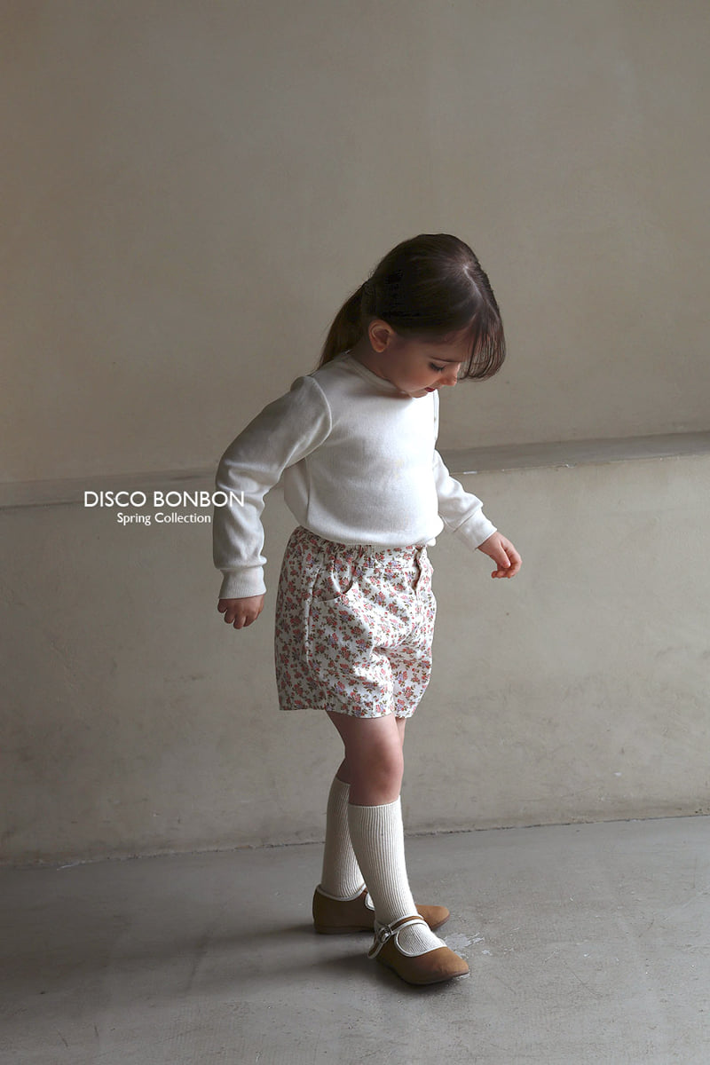 Disco Bonbon - Korean Baby Fashion - #babygirlfashion - Flor Shorts - 5