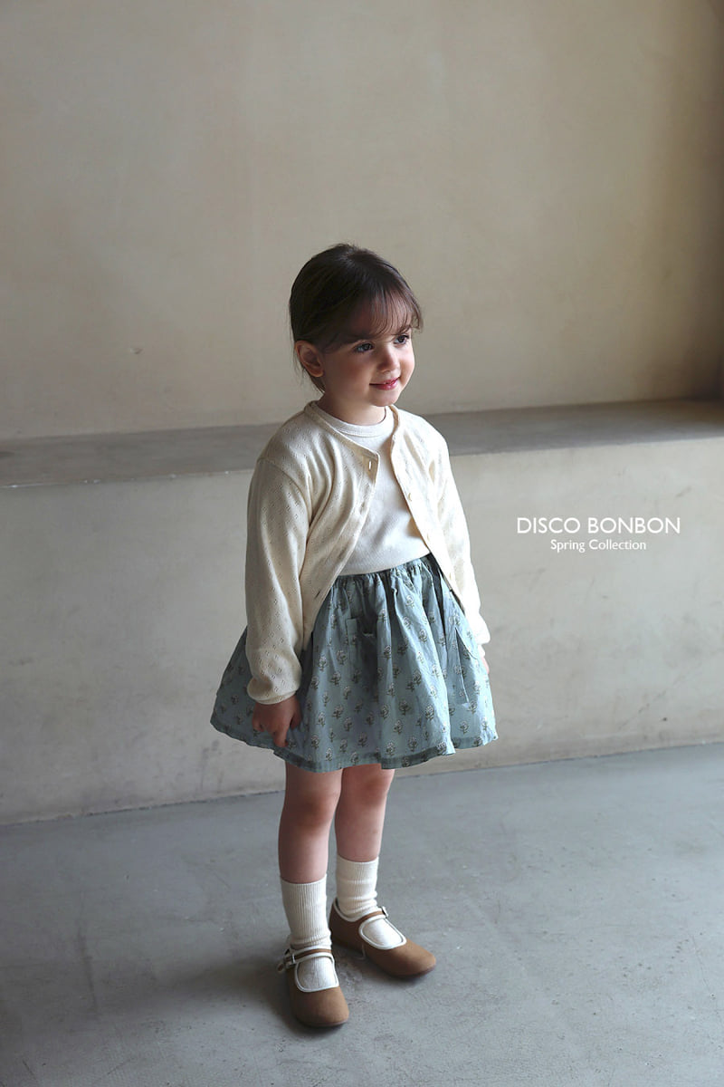 Disco Bonbon - Korean Baby Fashion - #babyoninstagram - Eyelet Cardigan - 9
