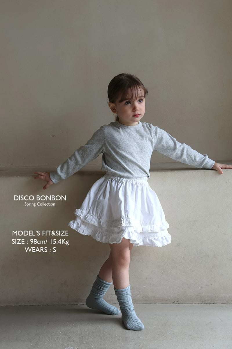 Disco Bonbon - Korean Baby Fashion - #babyoninstagram - Soft Spandex Ribbed Tee - 2