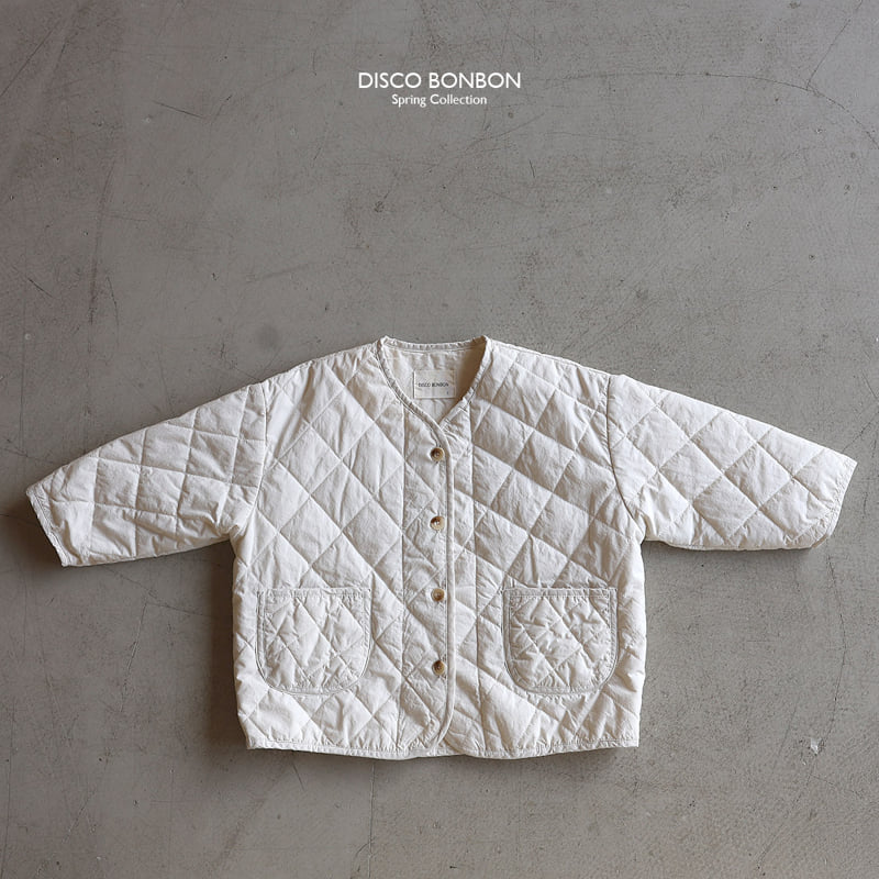 Disco Bonbon - Korean Baby Fashion - #babyoninstagram - Vanilla Quilted Jumper