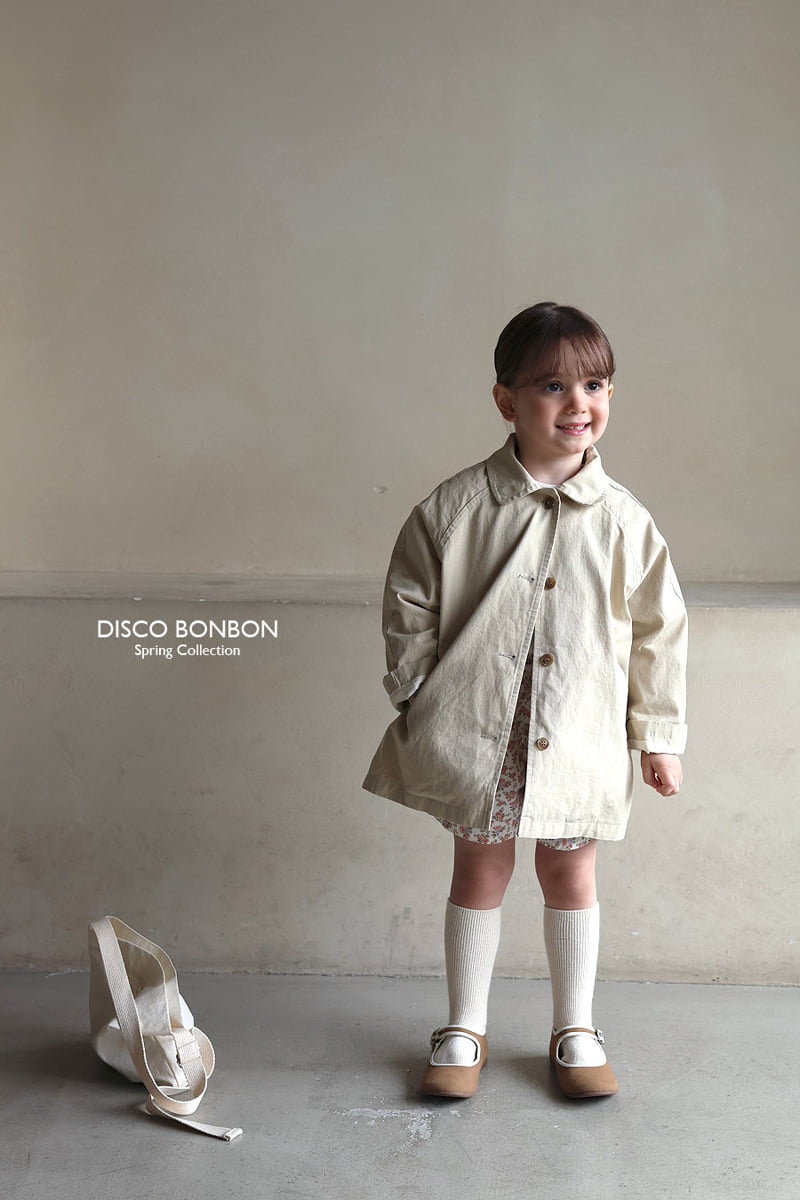 Disco Bonbon - Korean Baby Fashion - #babyootd - Bono Trench Coat - 9