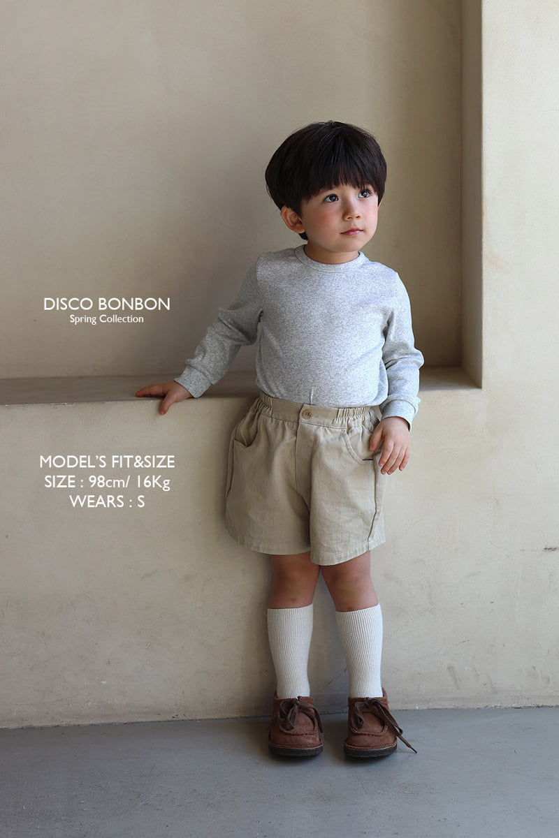 Disco Bonbon - Korean Baby Fashion - #babyootd - Soft Spandex Ribbed Tee - 3