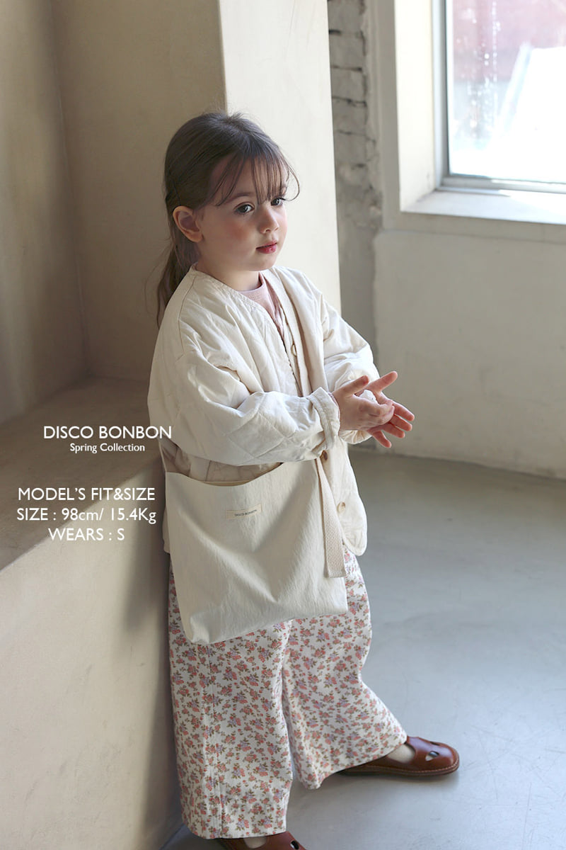 Disco Bonbon - Korean Baby Fashion - #babyootd - Vanilla Quilted Jumper - 2