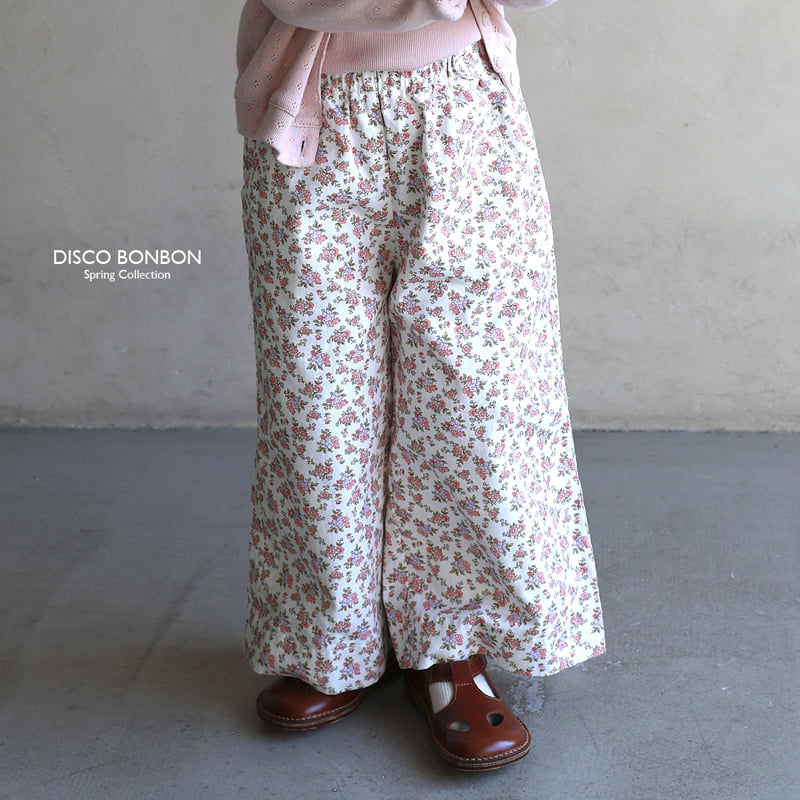 Spring Flower Wide Pants by Disco Bonbon for Baby - view 1