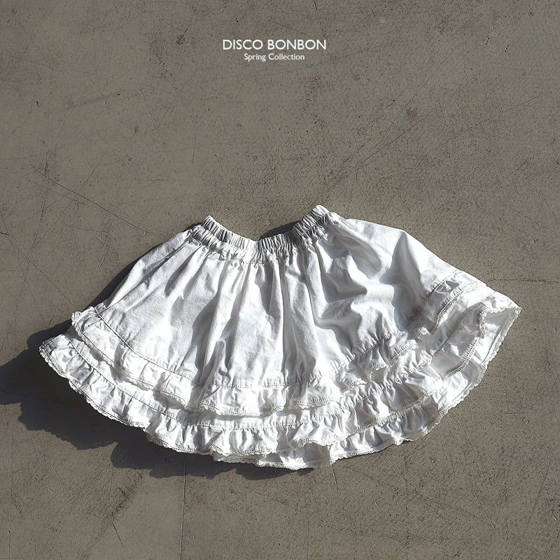 Disco Bonbon - Korean Baby Fashion - #babyoutfit - Lace Skirt