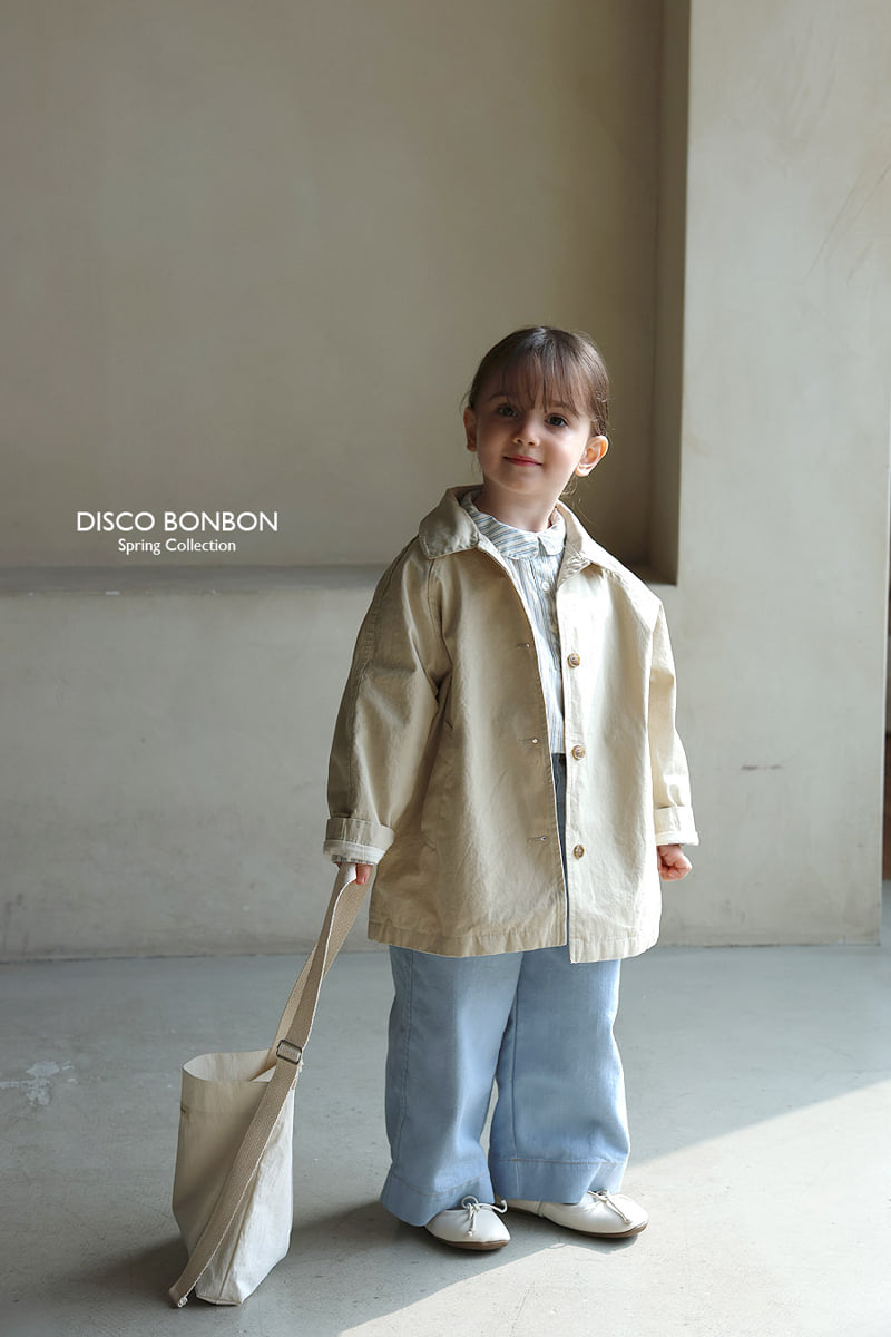 Disco Bonbon - Korean Baby Fashion - #babyoutfit - Bono Trench Coat - 10