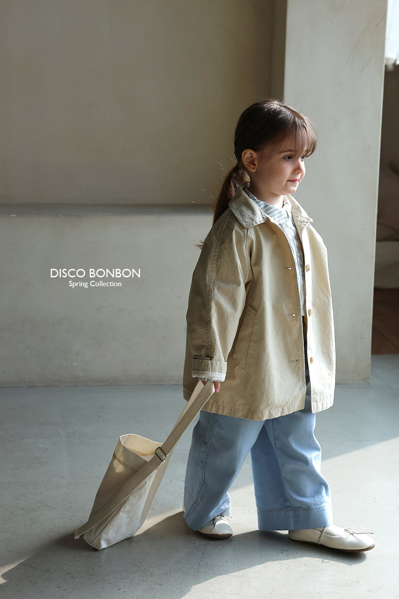 Disco Bonbon - Korean Baby Fashion - #babyoutfit - Bono Trench Coat - 11
