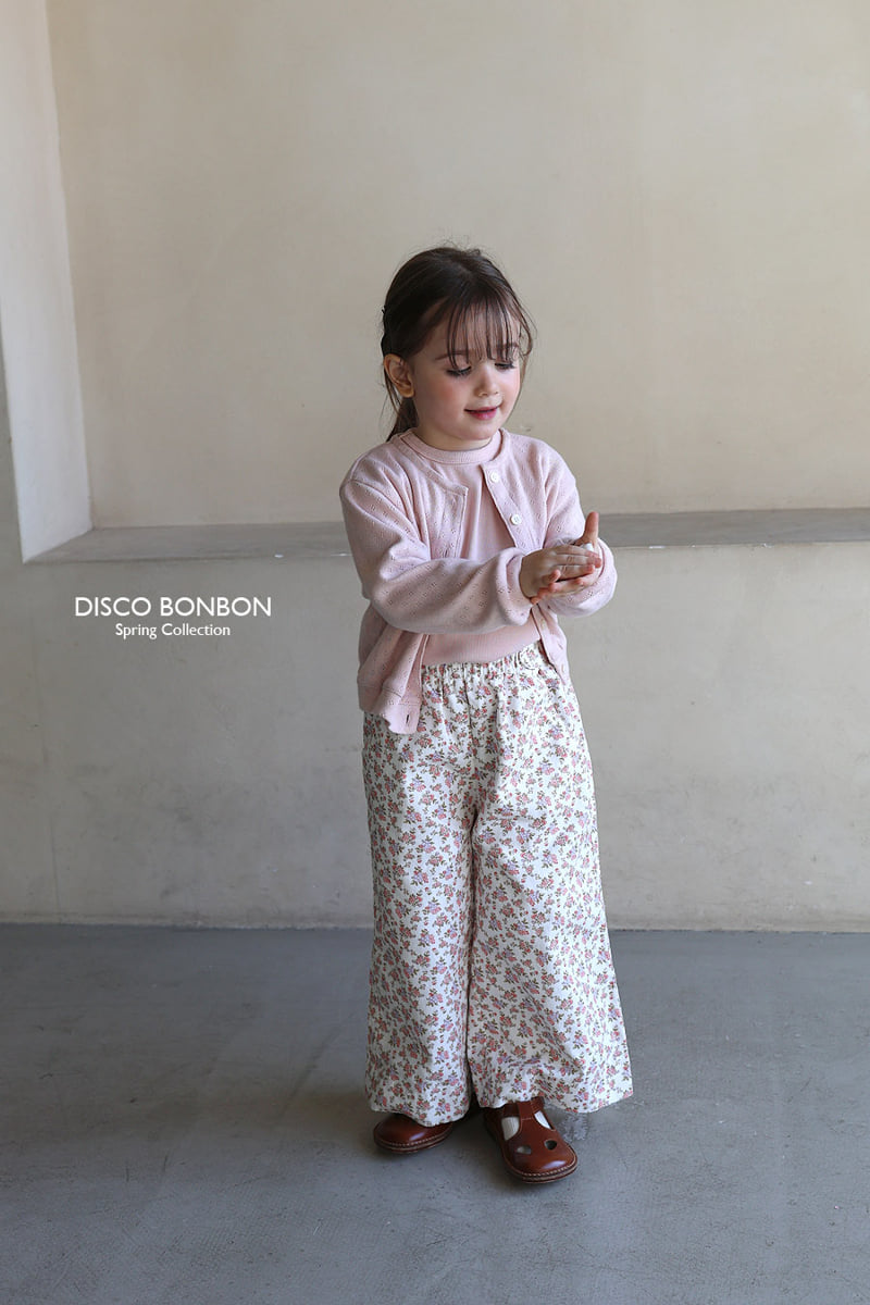 Spring Flower Wide Pants by Disco Bonbon for Baby - view 3