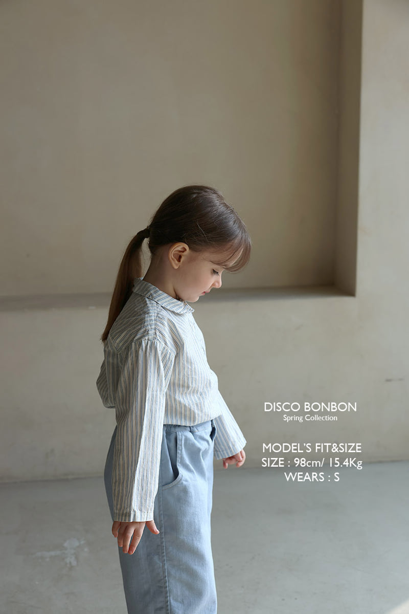 Disco Bonbon - Korean Baby Fashion - #babyoutfit - Denim Shirt - 2